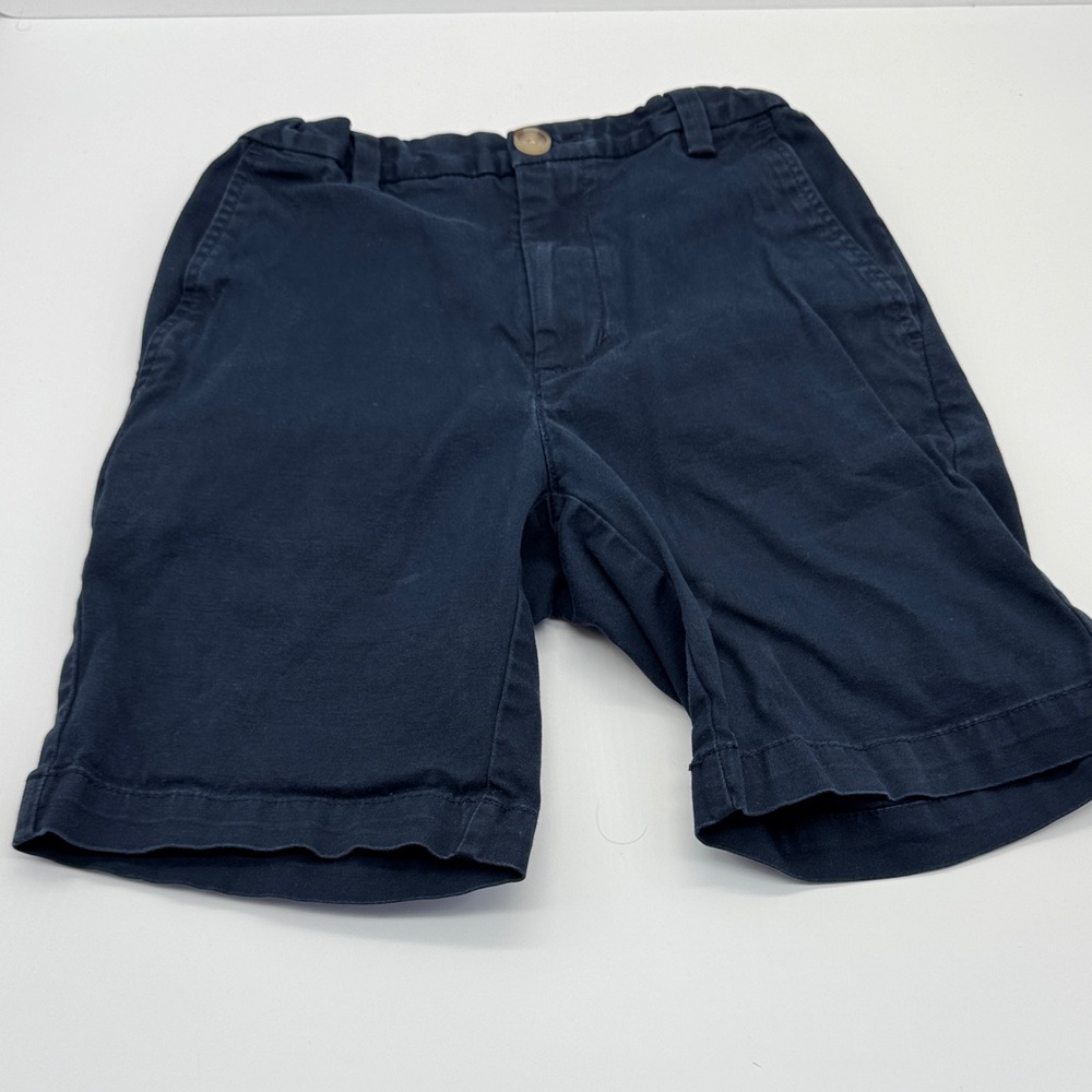 Vineyard Vines - Kids Dark Blue Flat Front Shorts - Size 8